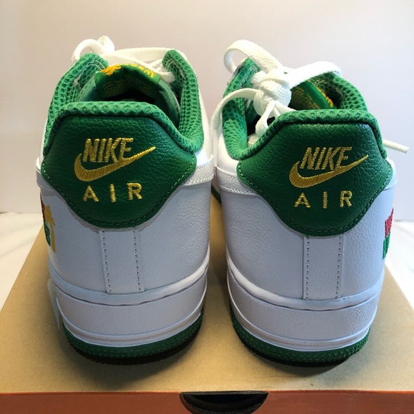 Size 9.5- Nike Air Force 1 Low West Indies 2022 New With OG Box Womens 11 Green - Picture 10 of 14